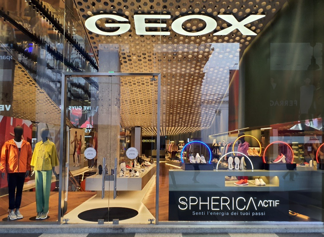 Geox store design & experience