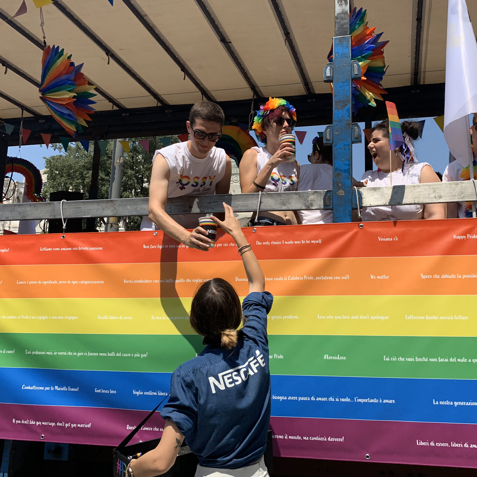Gay pride milano Visa Nexi